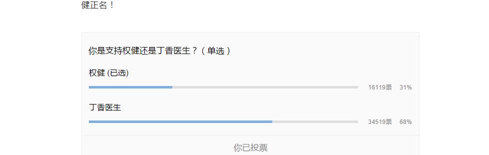 愚蠢！權健公關發起投票正名，結果被笑噴，又自刪……