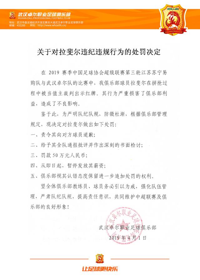 深足卓爾危機公關！葛振被放下預備隊，拉斐爾停薪+罰款50萬