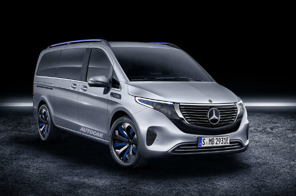 奔馳公布全新EQV概念MPV 將亮相日內(nèi)瓦車展
